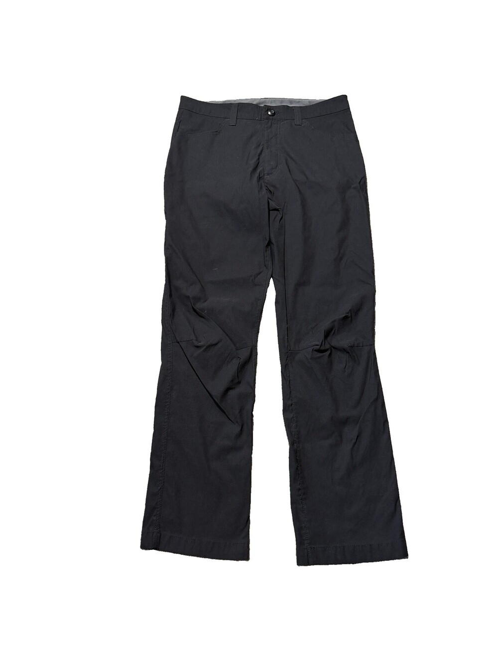 Eddie Bauer Mens Tech Pant Size 32x30 Black Nylon Spandex Outdoor Hiking Casual